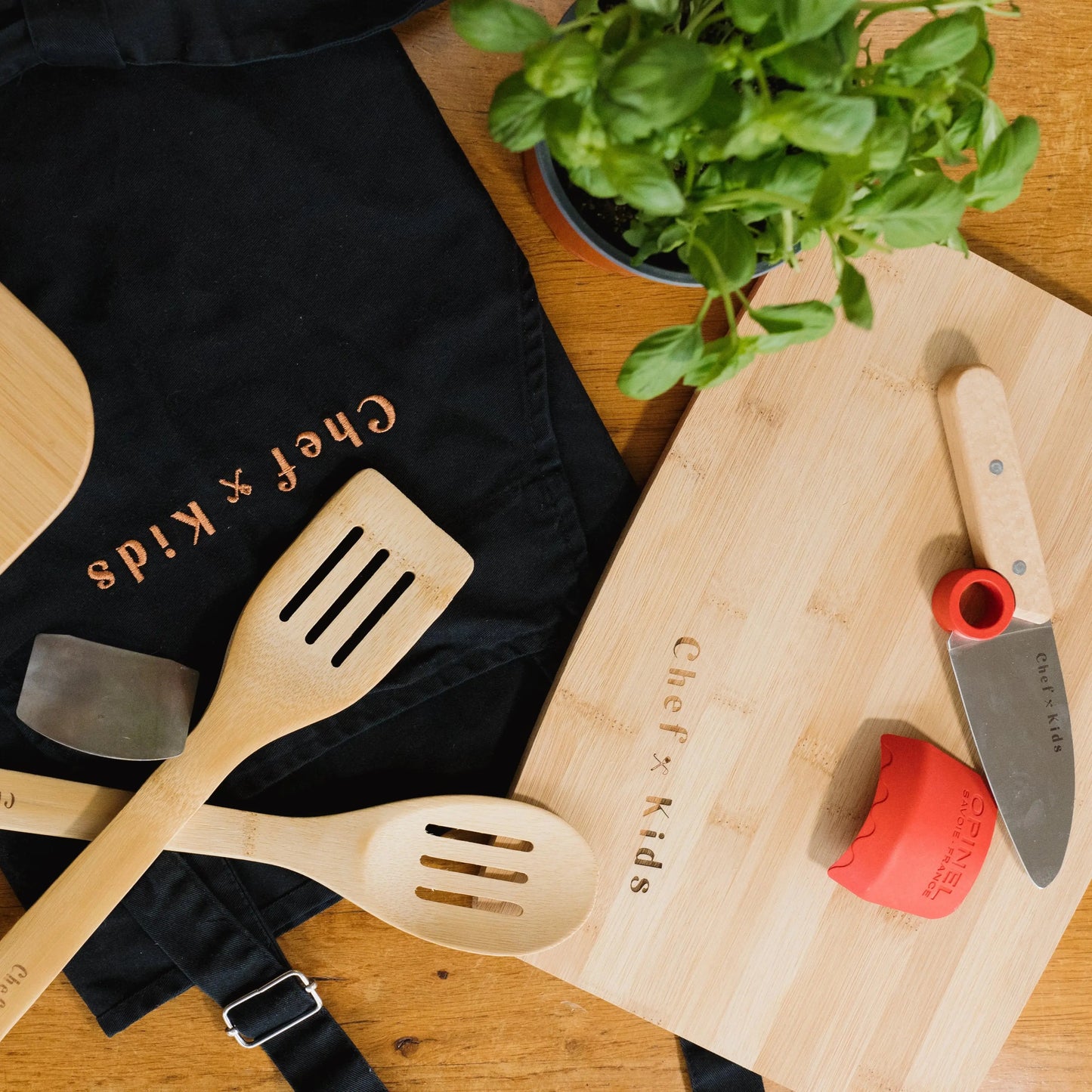 Chef-Kids Spatel & Lepel Set van Bamboe – Duurzaam & Veilig voor Kids Chef-Kids Shop